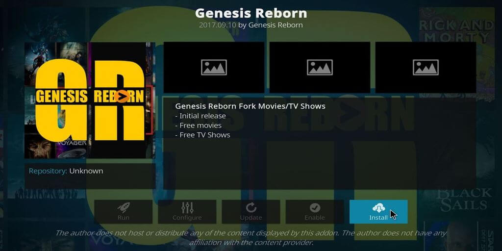 Genesis Reborn Kodi