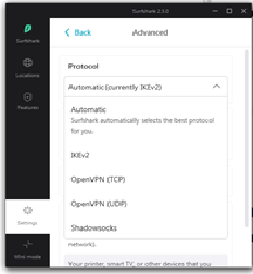 surfshark VPN Protocols