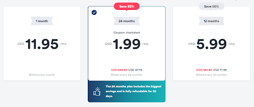 SurfsharkVPN-price