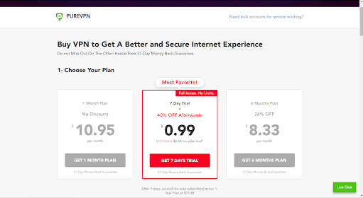 Pricing and Payment Options