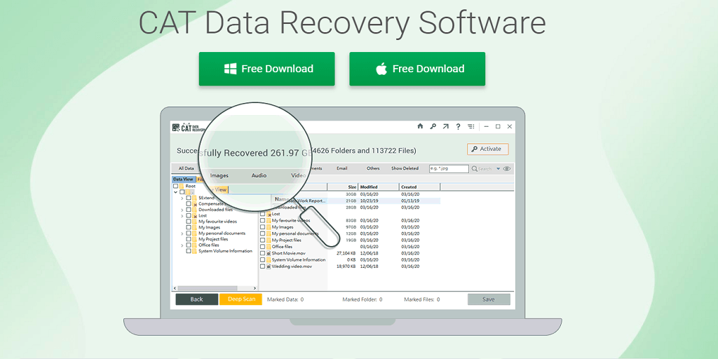 CAT Data Recovery Software Review