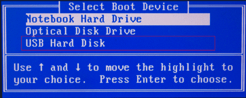 The incorrect hard drive is selected in the BIOS