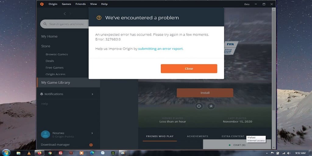 How to Fix Origin Error 3276830