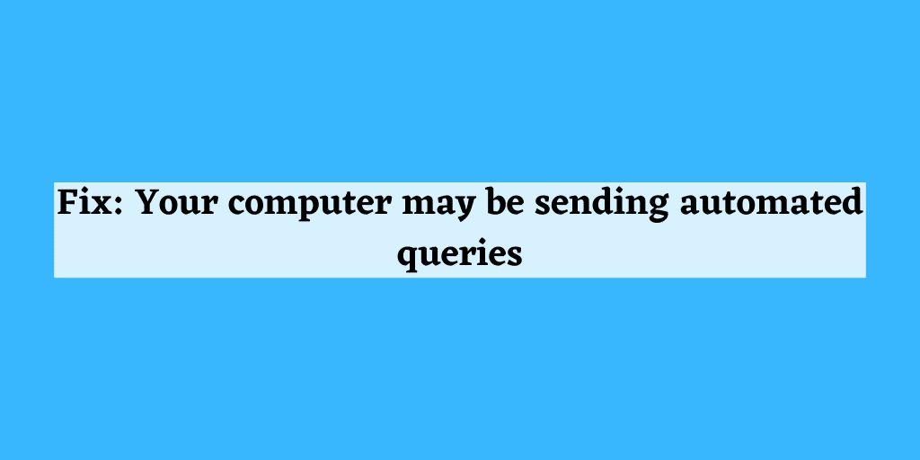 sending automated queries