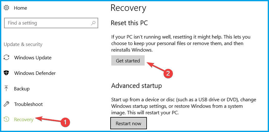 Try Resetting Windows 10