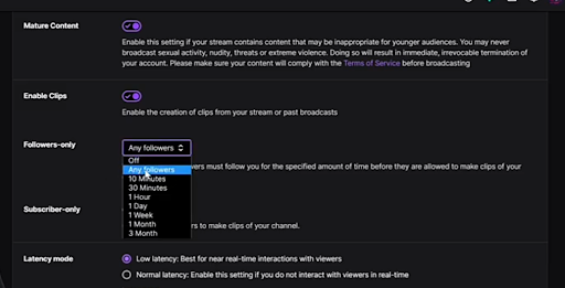 EXTRA CONFIGURATION FOR TWITCH RAID