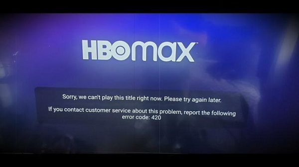 HBO Max Not Working