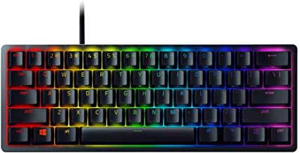 Razer Huntsman Mini - Clicky Optical Purple Switch Gaming Keyboard with Razer Optical Switch - RZ03-03390100-R3M1 (Black)