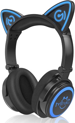 MindKoo Bluetooth Cat Ear Headphones 