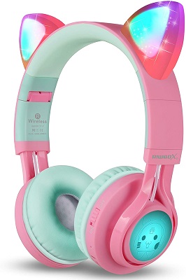  Riwbox Bluetooth Cat Ear Headphones 