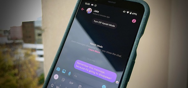 How does Vanish Mode on Messenger Work?