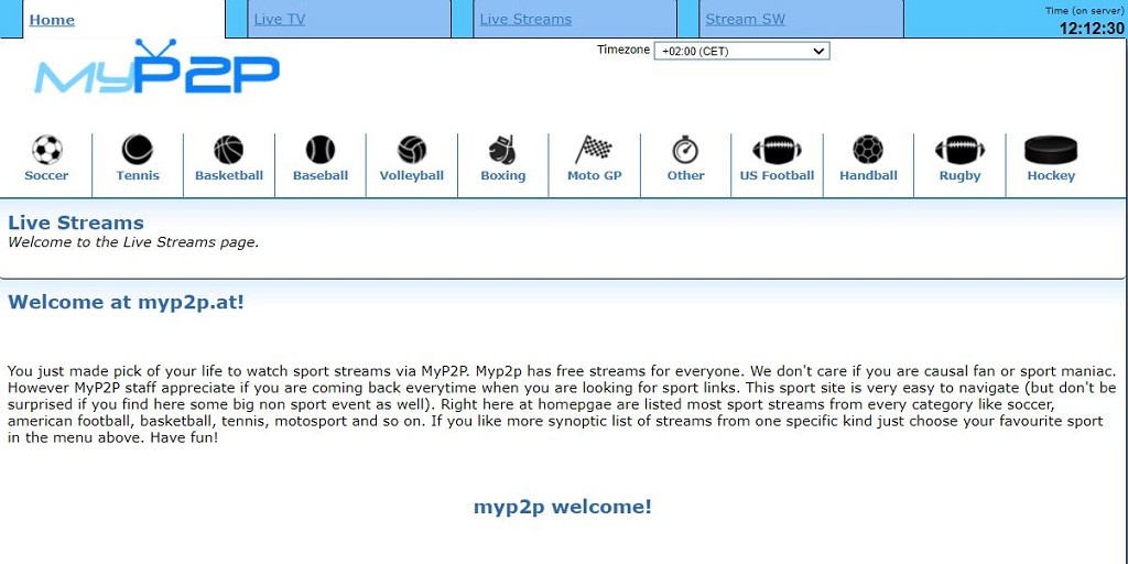 Best 16 MyP2P Alternatives You Can Use To Watch Sports