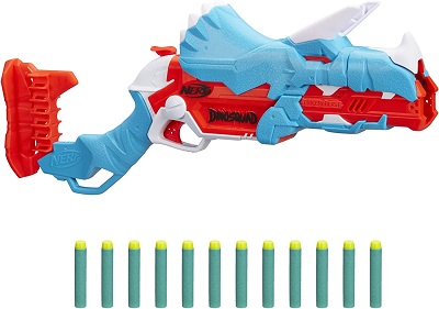 NERF DinoSquad Tricera-Blast Dart Blaster