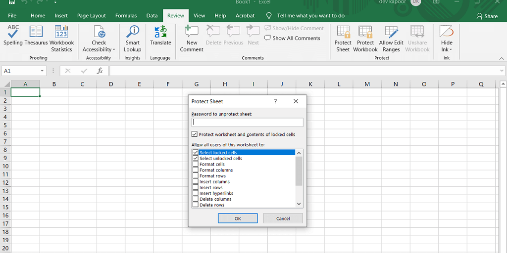 How to Lock Cells in Excel