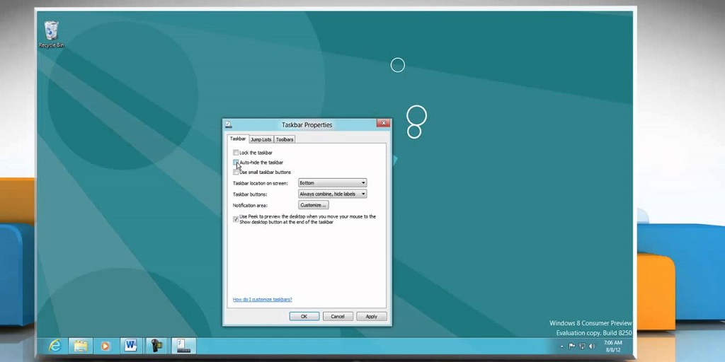 How To Hide The Taskbar In Windows - 8 Simple Fixes To Auto-Hide The Taskbar
