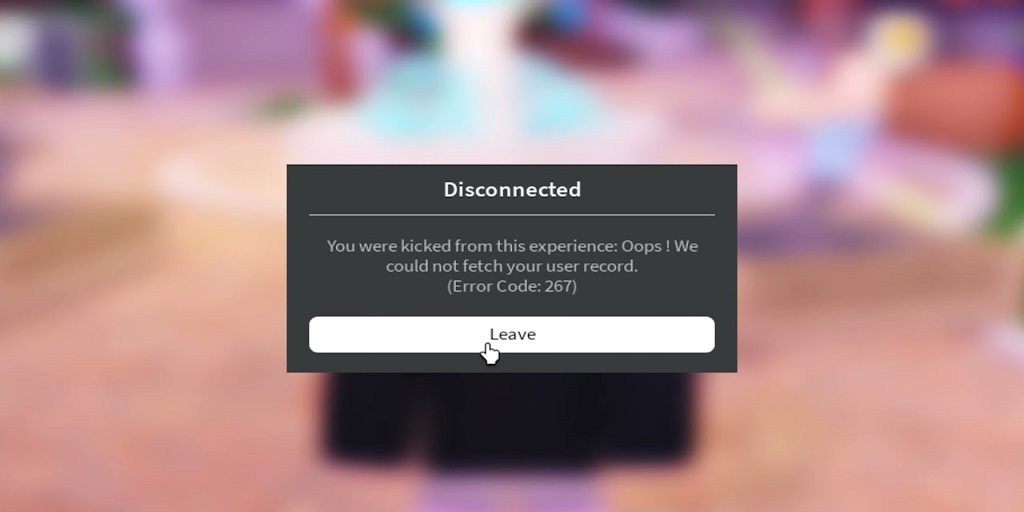 Fix Roblox Error Code 267