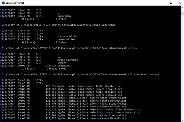 Command Prompt Method