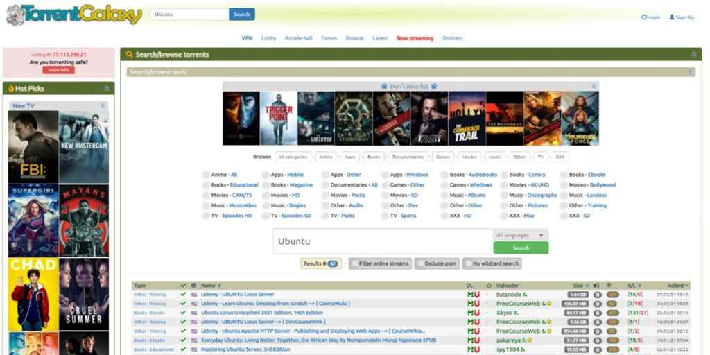 16 Best TorrentGalaxy Alternative Websites