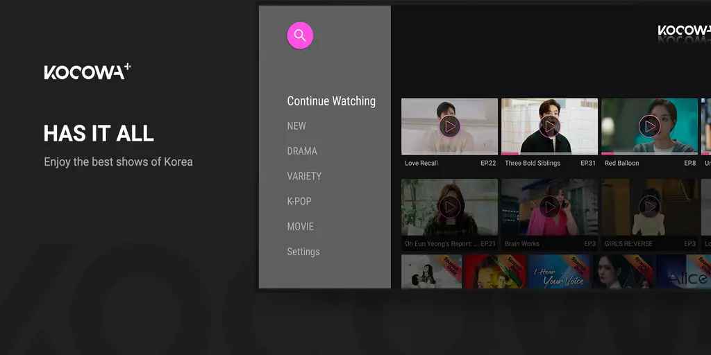 Kokoa TV Enjoy Korean TV Shows with KOCOWA+