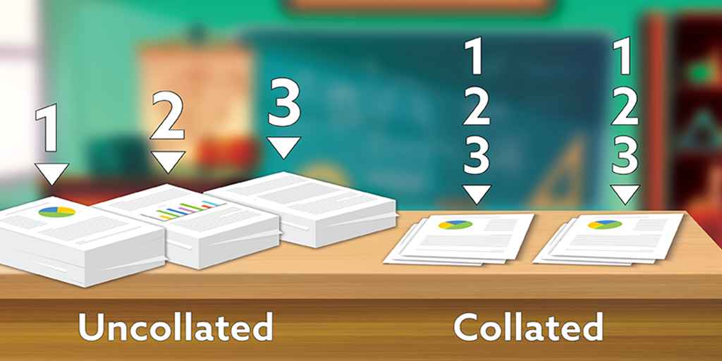 What Does Collate Mean When Printing